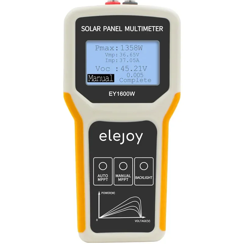 Elejoy Photovoltaic Panel Multimeter Ey1600w Solar Panel MPPT Photovoltaic Module Power Tester