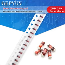 100pcs ZMM2V4  5V1  12V LL34 SMD Zener diode