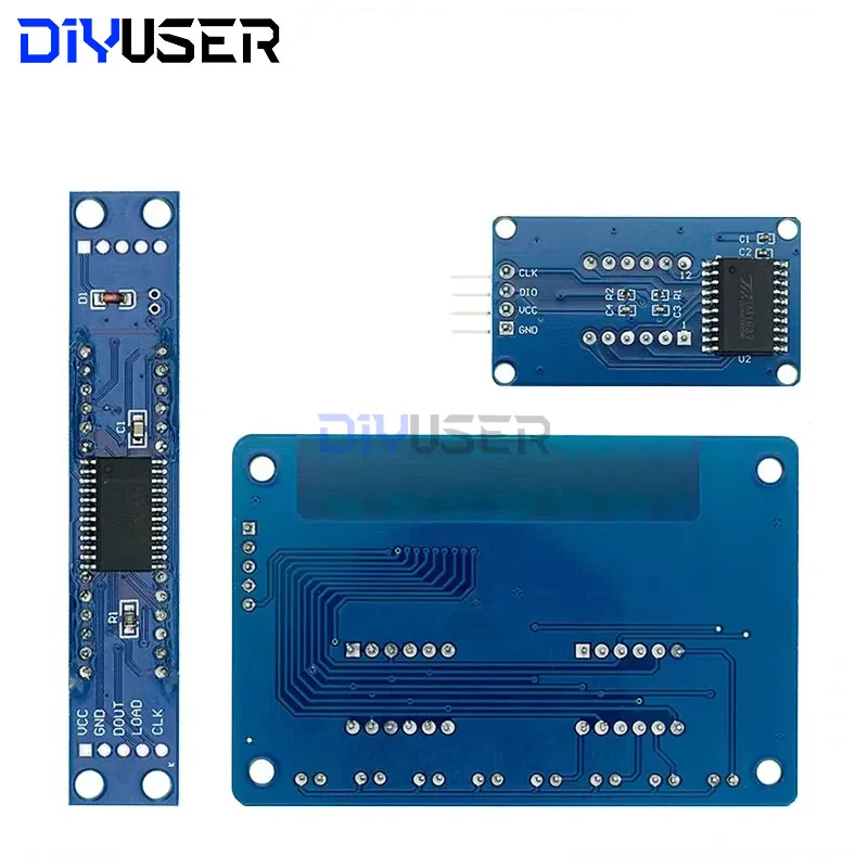 DIYUSER  TM1637 4 Bits/TM1638/MAX7219 8 bit Digital LED Display 7 Segment 0.36Inch Clock RED Anode Tube Four Serial Driver