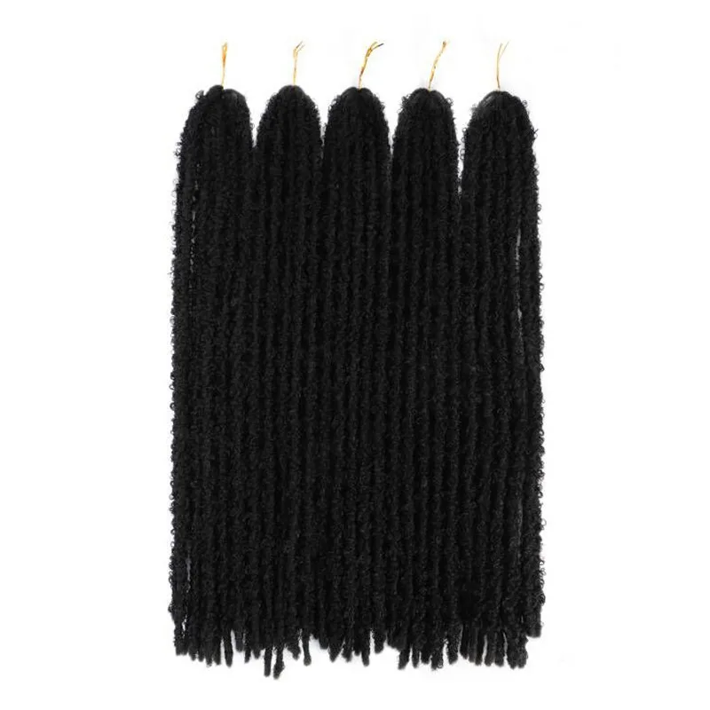 Moda europea y americana Amazon crochet hair 24 pulgadas 36 pulgadas mariposa curva mariposa Locs faux locs crochet hair