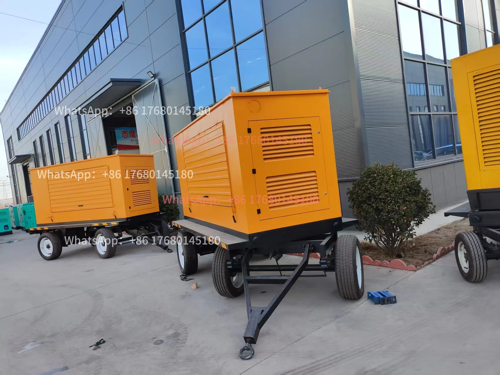 5-200Kw certified silent diesel generator, one year engine warranty, 380V 1000kg
