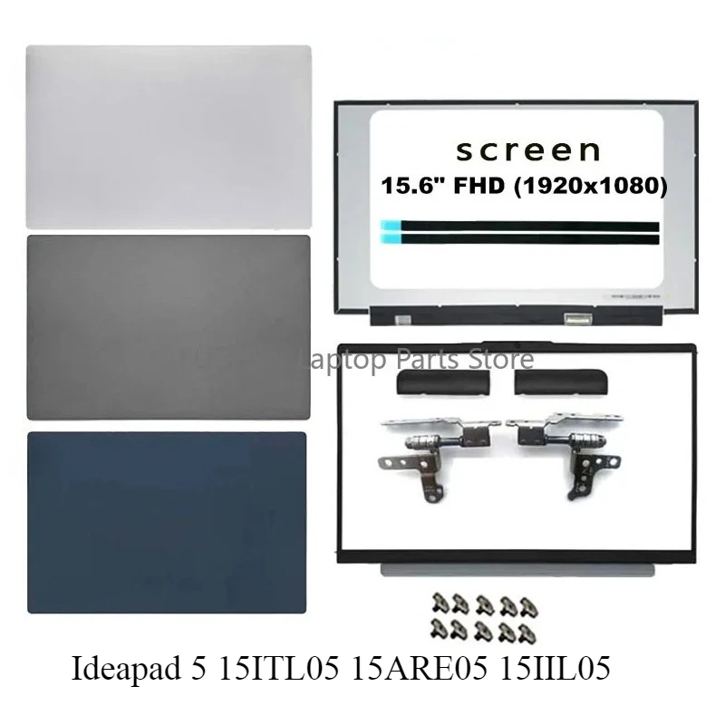 

NEW Case For Ideapad 5 15ITL05 15ARE05 15IIL05 2020 2021 Laptop LCD Back Cover/Front Bezel/Hinges/Hinge Cover screen