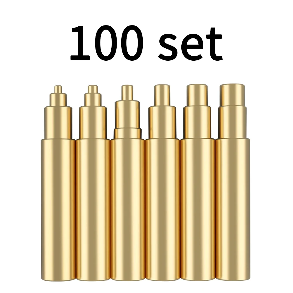 

100sets Hot Melt Insert Nuts Heat Melt Insert Nut Iron Tip Brass Embedded Kit