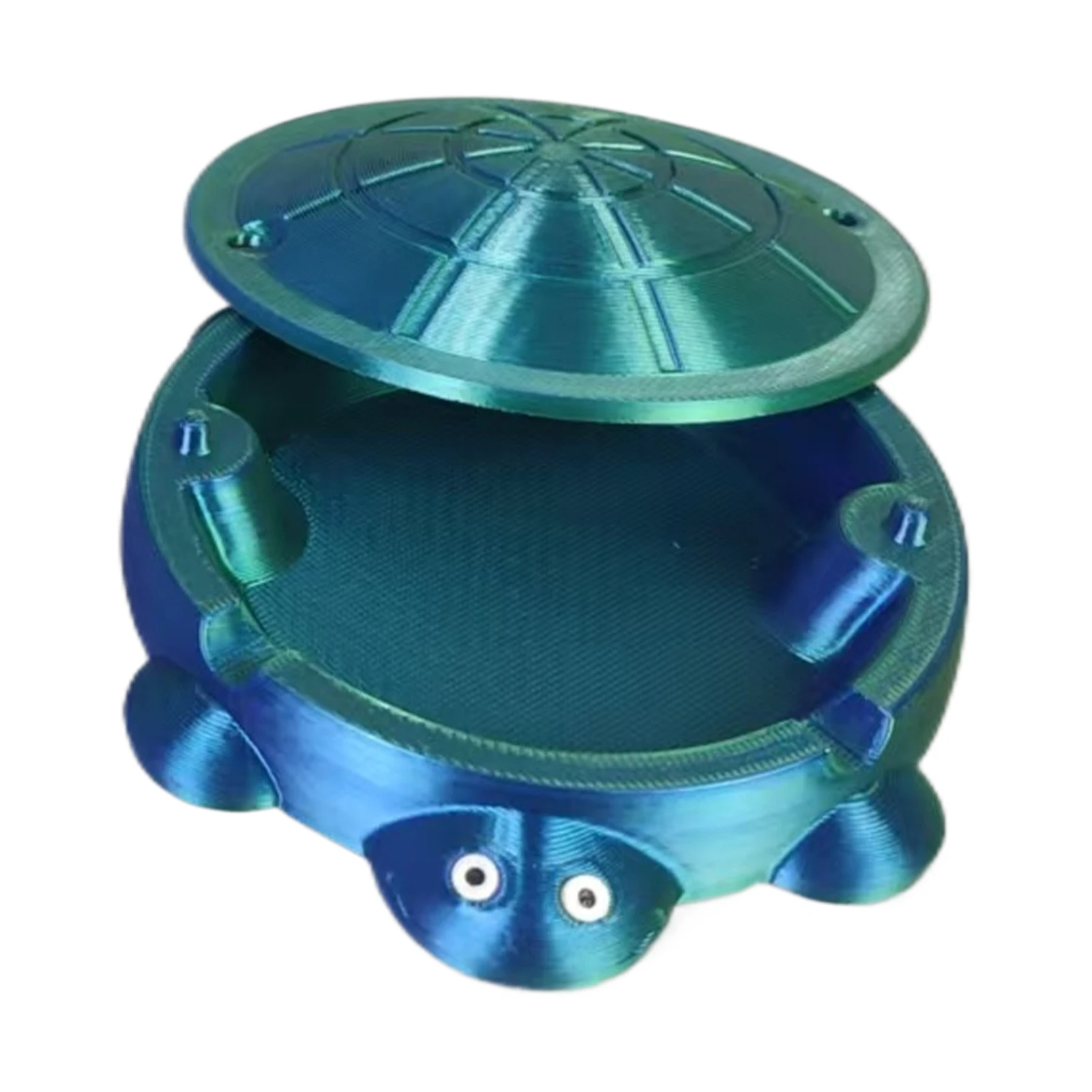 กระบะทรายเต่าแบบพกพา ของเล่นเสริมพัฒนาการ ถาดศิลปะ กระบะทรายเต่าขนาดเล็กพร้อมฝาปิด สำหรับเด็กเล็ก เล่นในสวน ชายหาด กลางแจ้ง ในร่ม