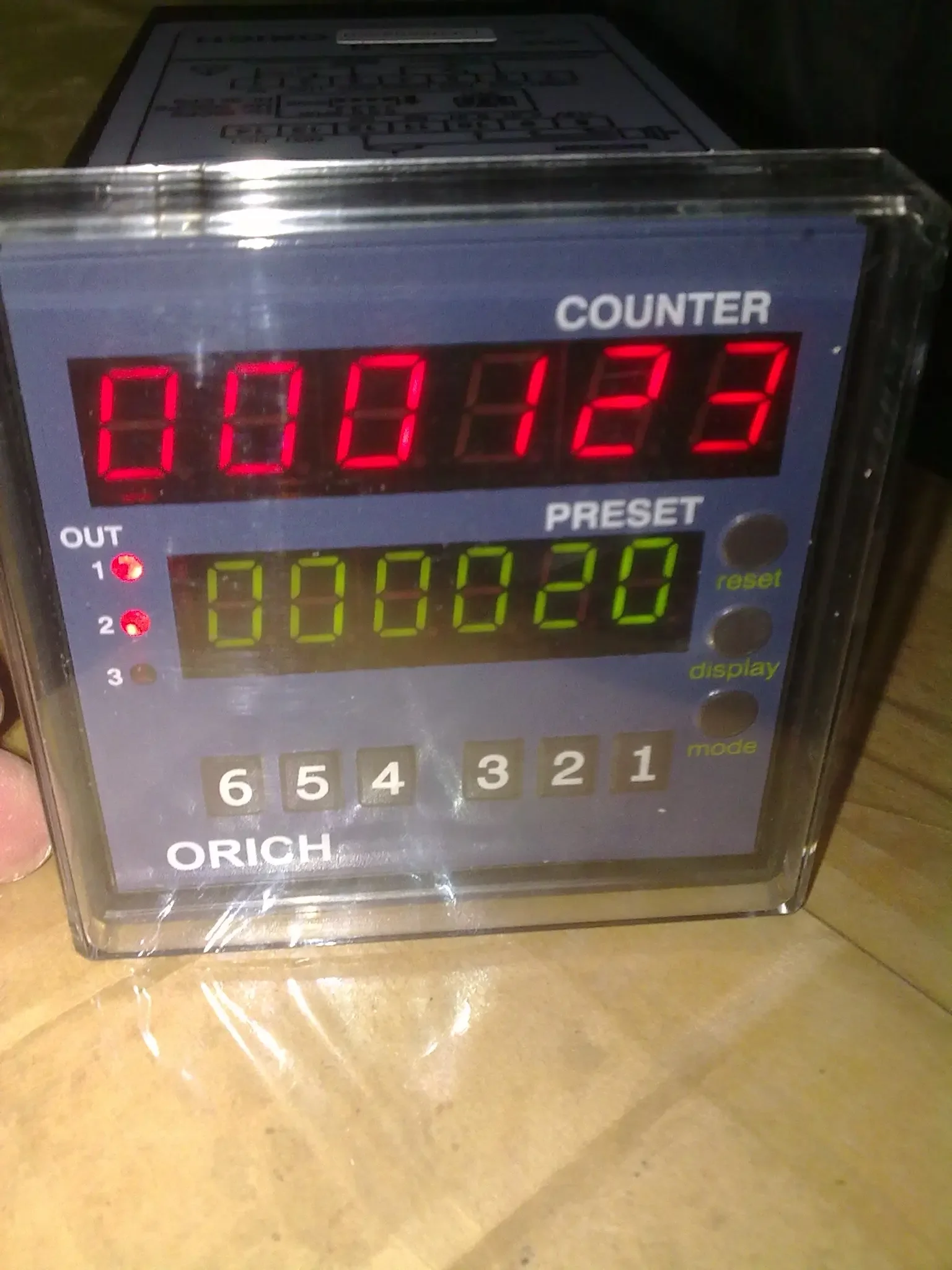 2026 Special Supply ORICH Meter Counter Tachometer Line Speedometer CA-61K-N, CA-62K-N, Spot
