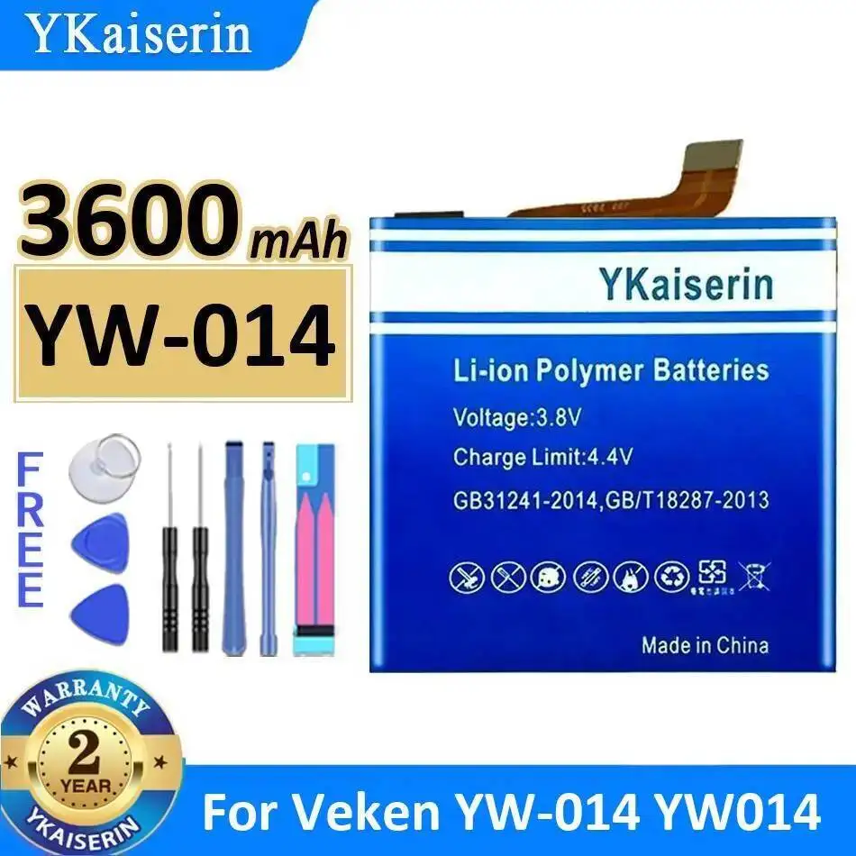 

For Veken YW-014 Mobile Phone Battery High-Efficiency 3600Mah