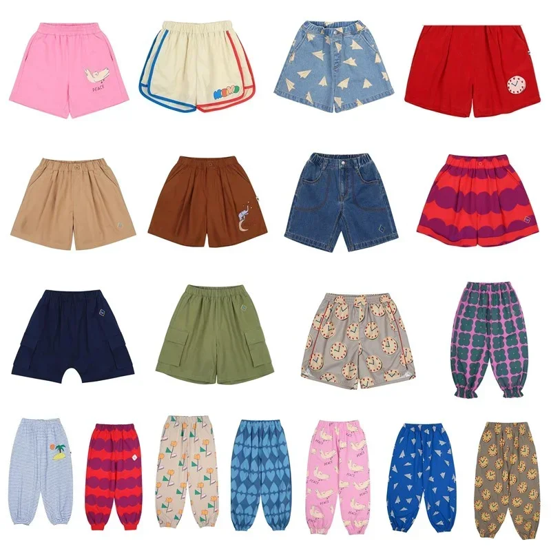 New Summer Children Shorts Pant Bottom Girl Boy Mosquito Proof Pants Cartoon Kids Casual Trousers