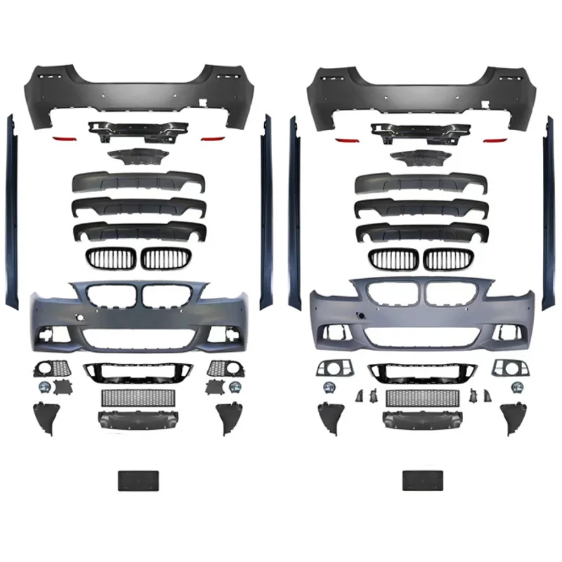 

Автомобильные бамперы Dream Car Flying Wing для 5 серии F10 F18 Upgrade M Sport 520 525 530L Комплект кузова Передний бампер Задний бампер Боковой S