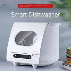 Desktop dishwasher household intelligent multi-function installation-free cleaning, drying and disinfection automatic dishwasher