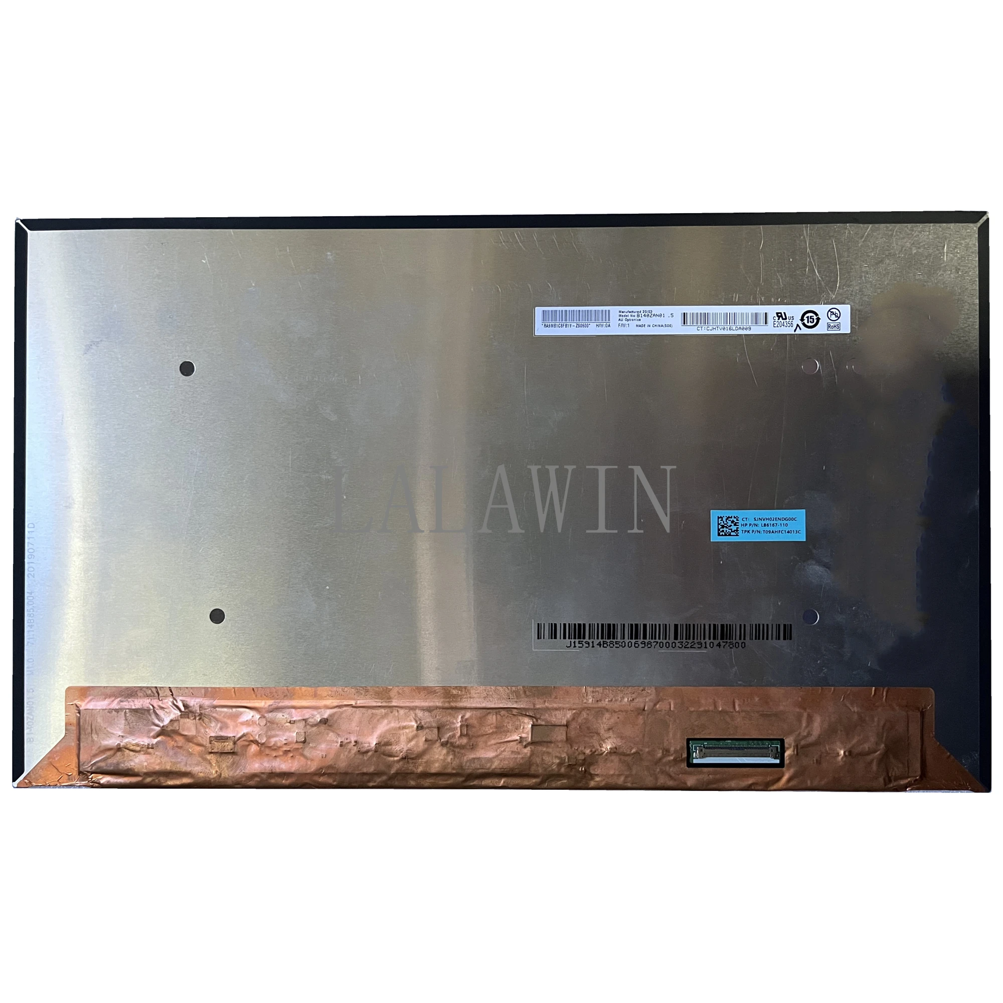 

B140ZAN01.5 Laptop LCD Screen B140ZAN01.1 B140ZAN01.6 UHD 3840*2160 4K EDP 40 Pins IPS Display Matrix Panel Replacement 14.0"