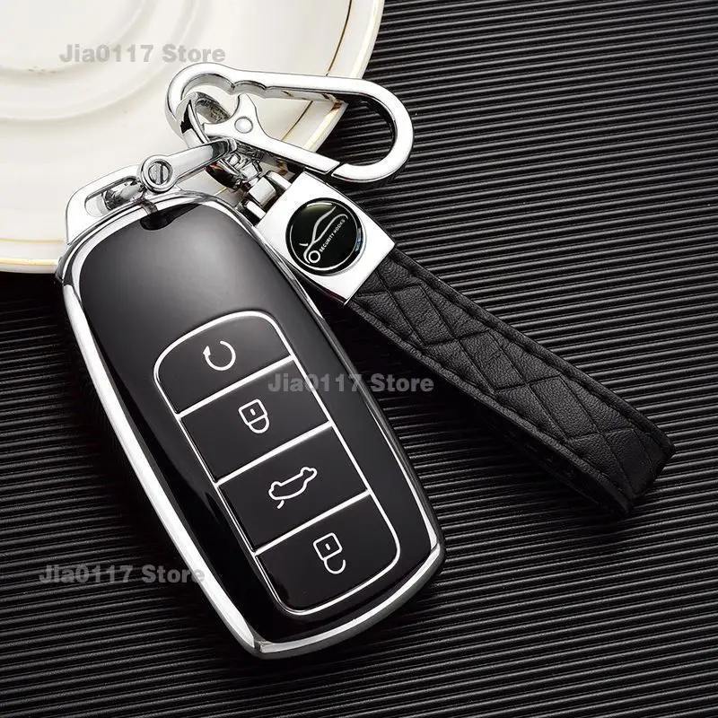 For Chery Tiggo 2 4 7 8 Pro Jaecoo 7 J7 J8 OMODA5 C5 Arrizo 8 Car Key Holder Keychain Silicone Case Key Cover Free shipping