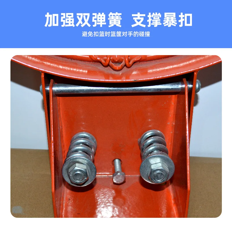 An der Wand montierter Basketballkorb für Erwachsene im Innen- und Außenbereich, tragbar, verstärkt, solide, mit Dunk-Fähigkeit, Gerichtsausrüstungsrahmen