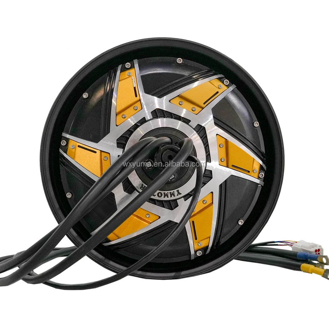 High Power Fast Speed 12Inch GT 5000W Electric Motorcycle Conversion Kits Brushless DC Motor