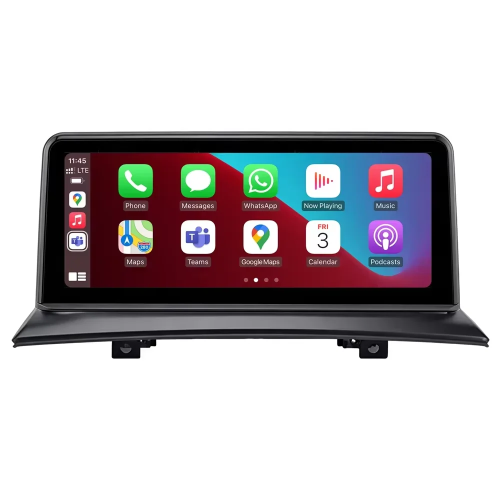 10,25-calowy ekran dotykowy o rozdzielczości 1920*720P, system Linux, radio multimedialne, bezprzewodowe CarPlay, Android Auto, przeznaczone do BMW X3 E83 (roczniki 2004-2008), bez oryginalnego — 2