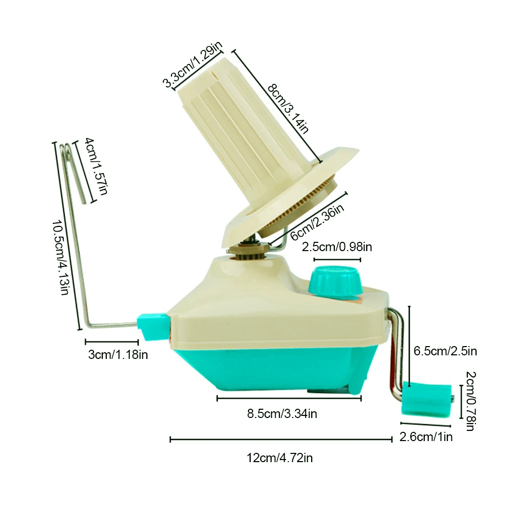 Nawijarka do przędzy przenośna ręczna maszyna do nawijania z wełny ręczna nawijarka do wełniana piłka do DIY akcesoria do szycia