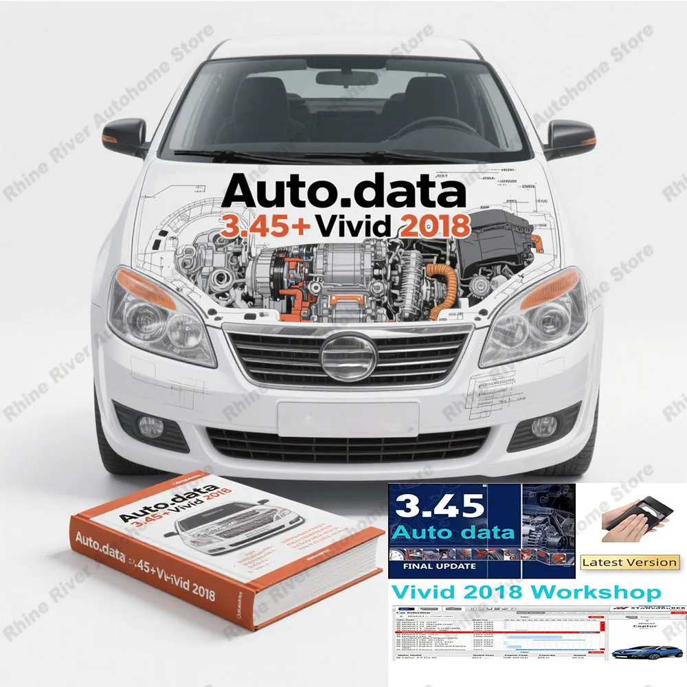 

Autodata 3.45 & Vivid Workshop 2018 Car Diagnostic Software 2025 Version | Auto Repair Tool + Installation Video| Remote Support