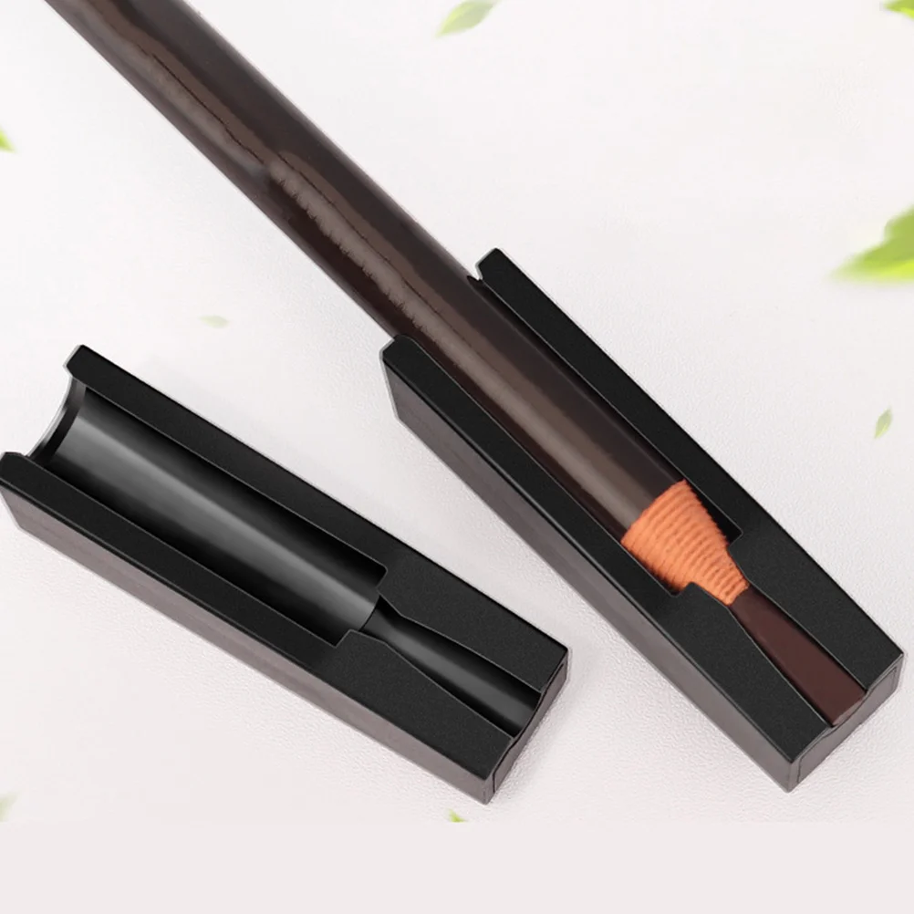 

10 Pcs Eyebrow Pencil Sharpener Duckbill Slot Plastic Tool Compact Lightweight Practical Makeup Aid Travel Gift