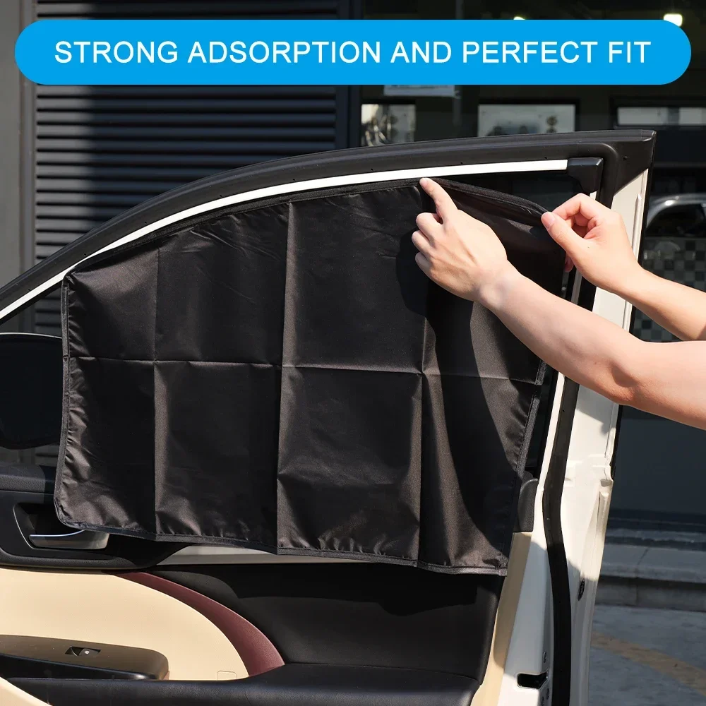 Magnetic Car Side Window Sunshade Sun Visor Cover Protector Curtain Auto Accessories For Isuzu DMAX PANTHER MUX ASCENDER 4X4