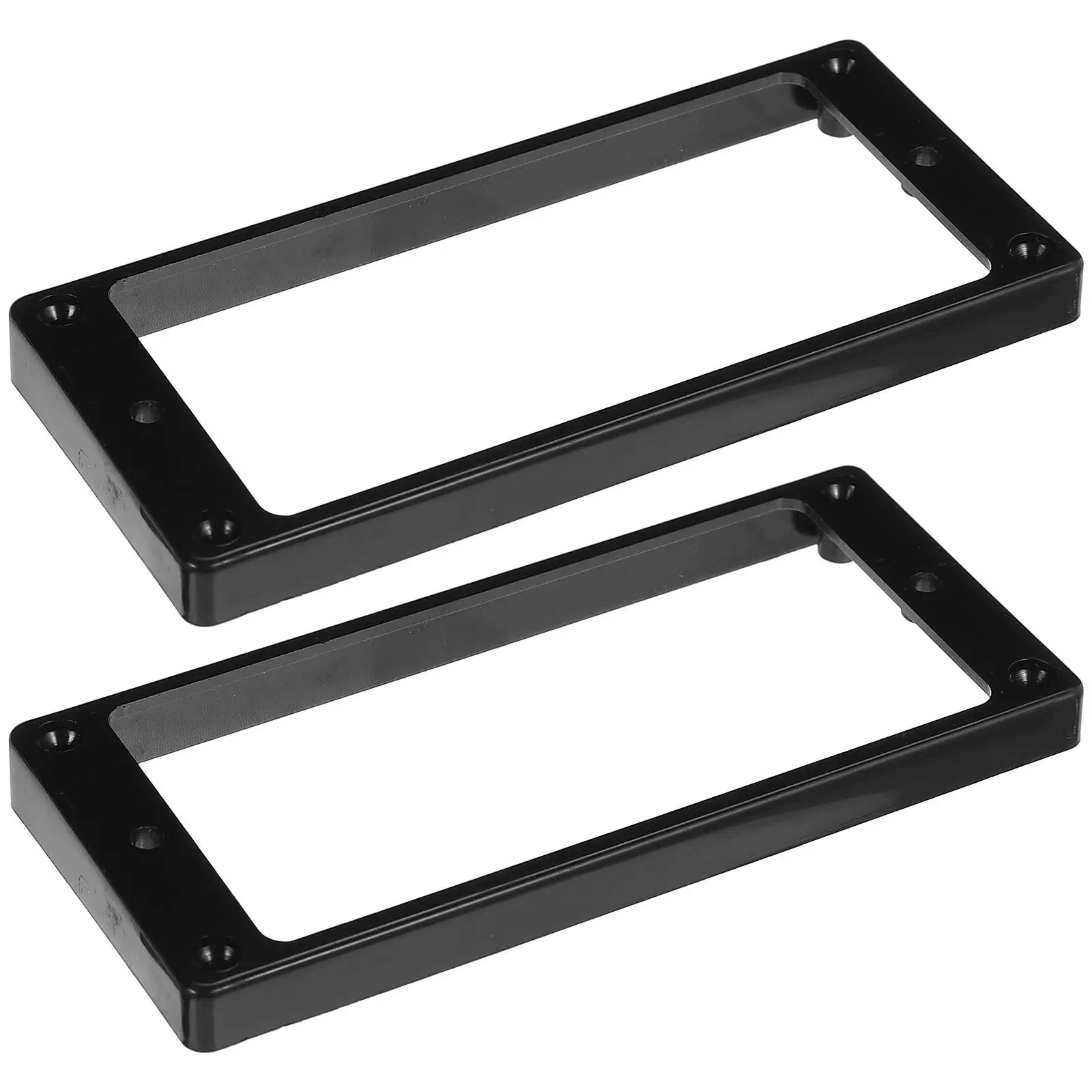 

2Pcs Electric Guitar Replacement Accessories Durable Portable Plastic Pickup Frames Cover Plates for Long Term Use