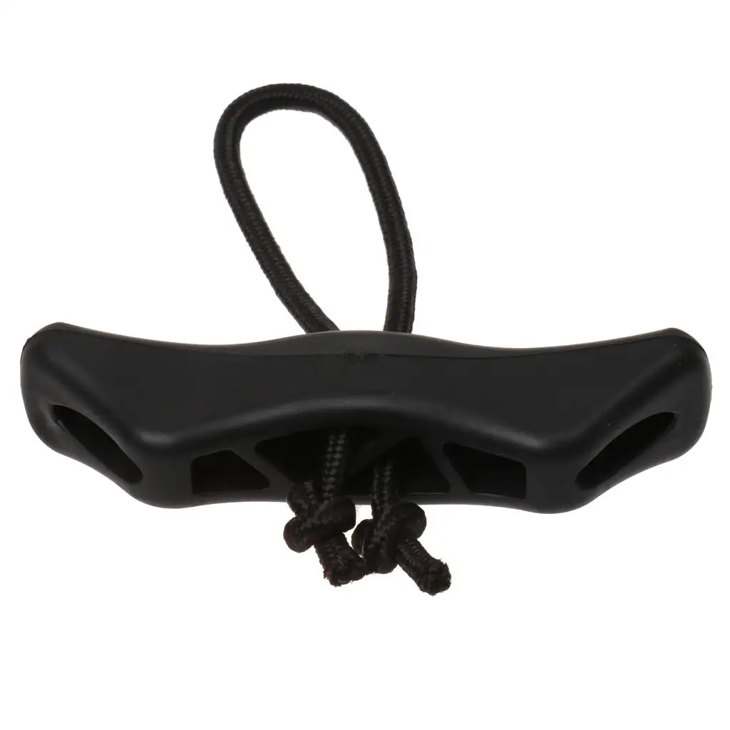 Durable Plastic Marine Boat Canoe Kayak Lever Handle with Cable (black)