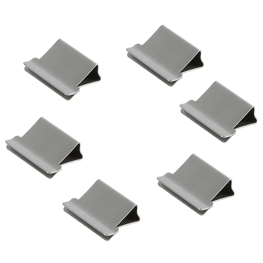 50pcs Clam Clip Dispenser Metal Refill Clips Stapler Spare Paper Clipper Bookbinding Device Accessories for School Office