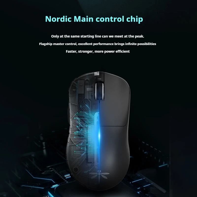 

Vgn Dragonfly F1 Promax Беспроводная двухрежимная игровая мышь дальнего действия для киберспорта Универсальная проводная совместимость для ноутбука