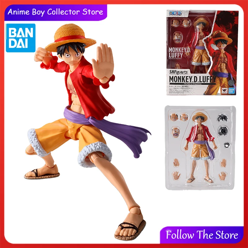 

Набор моделей Bandai S.H. Фигуртс обезьянка D. Luffy экшн-фигурка рейд на Onigashima ONE PIECE Амин фигурка собирать модель орнамент