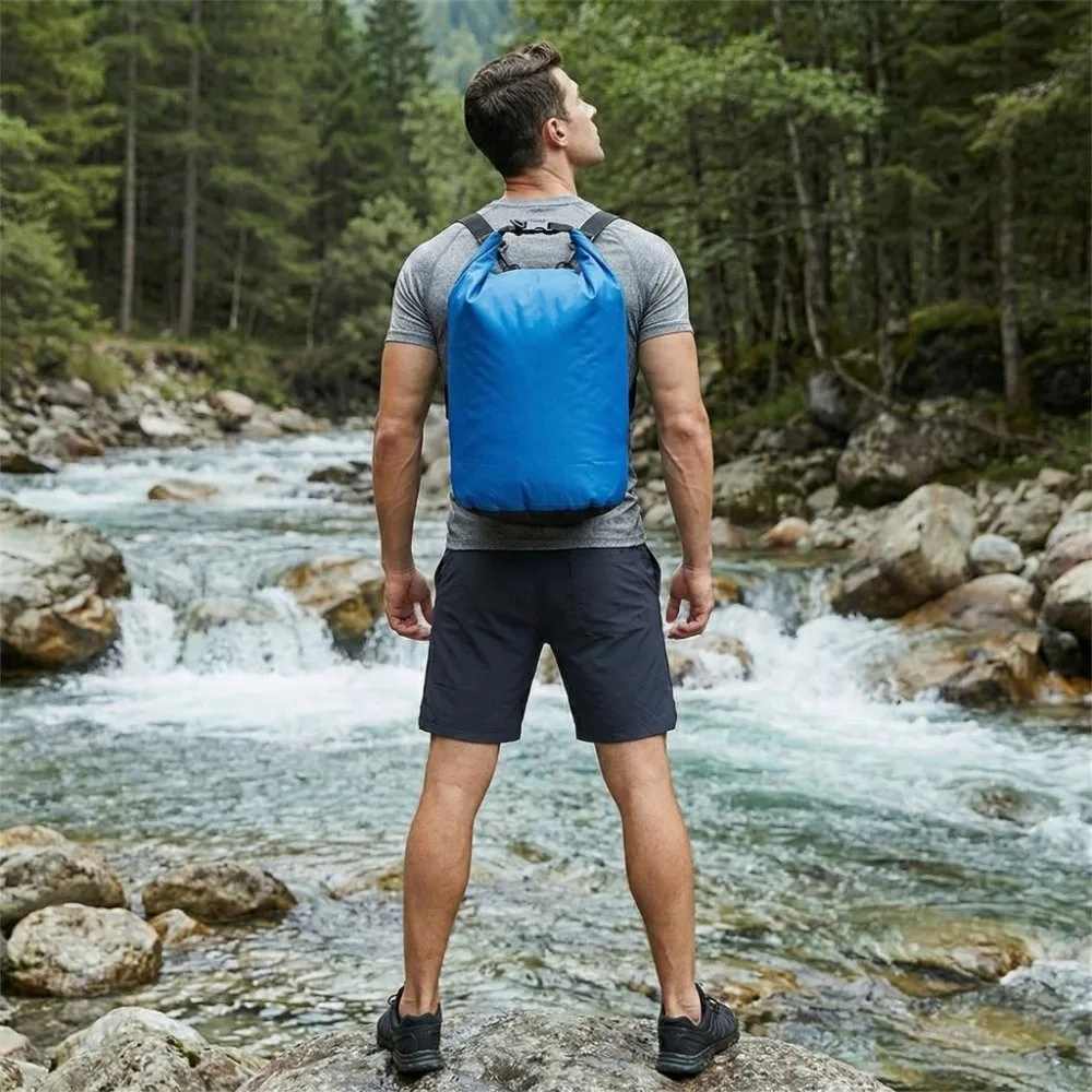 

Водонепроницаемая легкая сумка-ведро для плавания 15/20 л, складная сумка для хранения большой вместимости