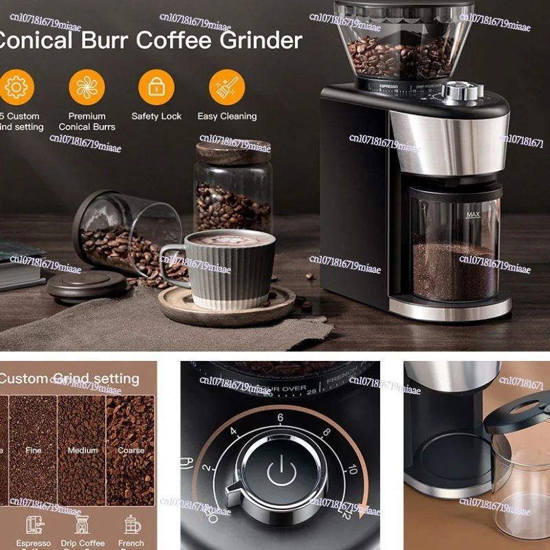 110V US grinder, coffee grinder, household beater, electric bean grinder