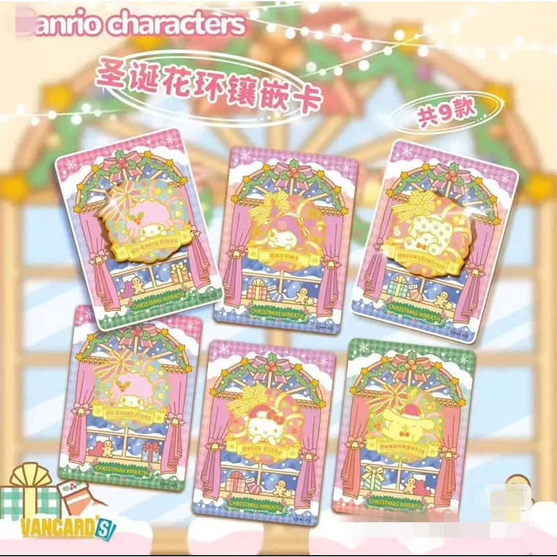 Anime Hello Kitty Sanrio Cards Kuromi Trading Card Game My Melody Booster Box Cartoon Cute Collection Card Toy For Girl