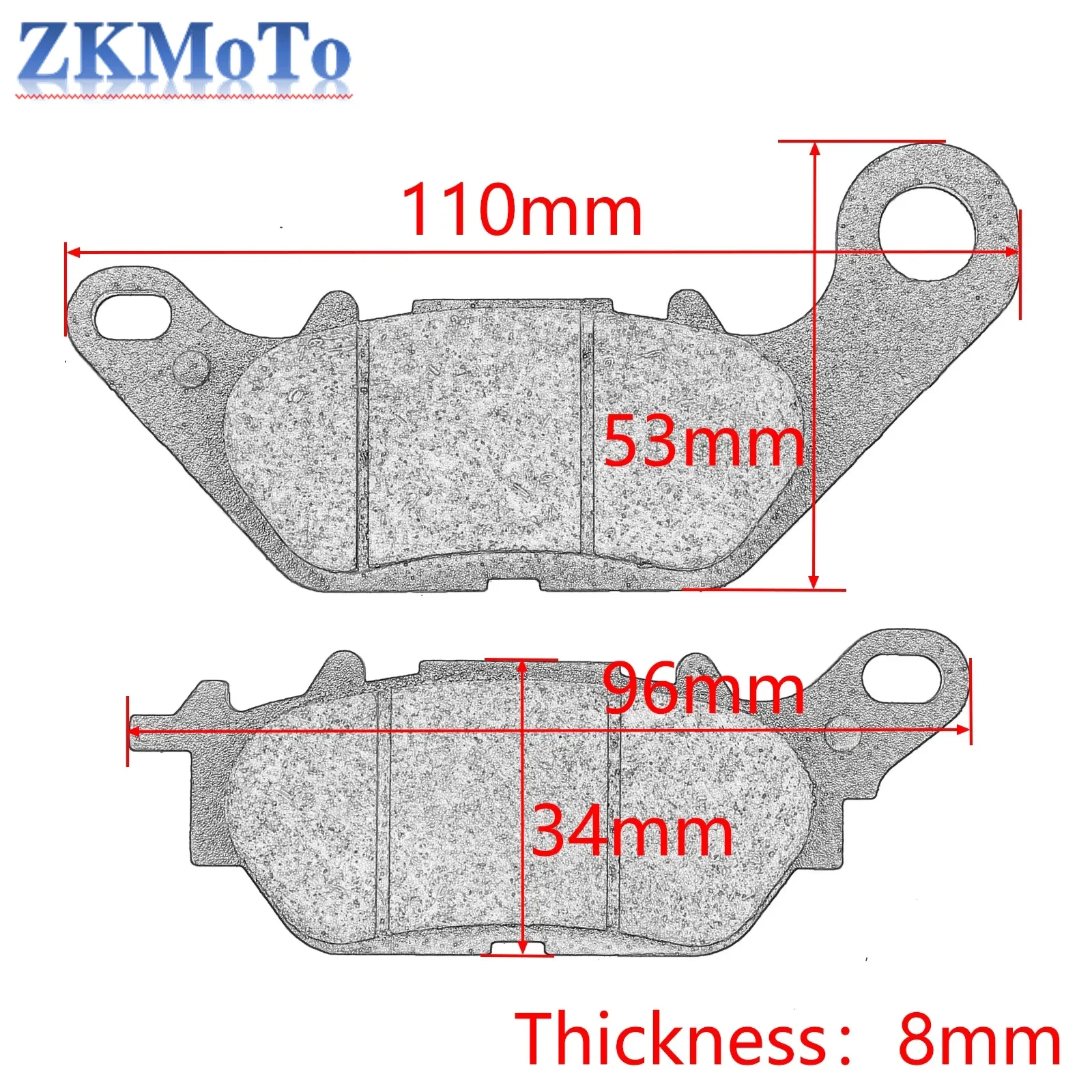 Motorcycle Rear Brake Pads For Yamaha GPD155 N-Max GPD 155 2015 2016 2017 2018 2019 GPD125 N-Max 125 N Max Nmax 125 2015-2019