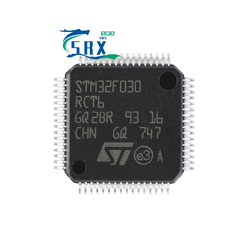 Oryginalny oryginalny STM32F030RCT6 LQFP-64 ARM Cortex-M0 32-bitowy mikrokontroler MCU. W przypadku zamówień zbiorczych prosimy o zapytanie