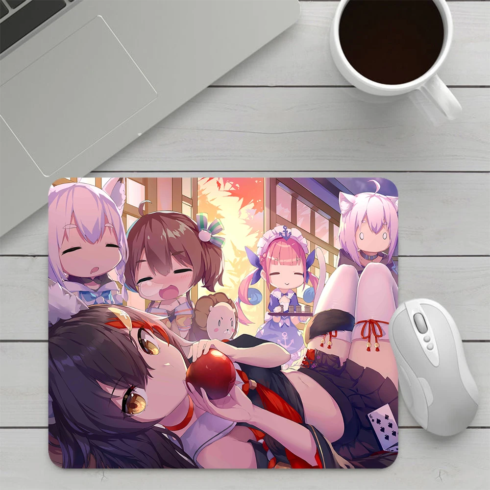 Ookami Mio Hololive Small Gaming Mouse Pad Computer Mousepad PC Gamer Mouse Mat Laptop Office Mausepad XXL Keyboard Mat Desk Pad