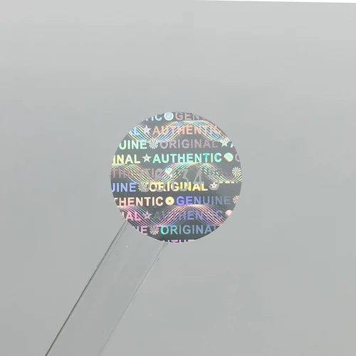 Imagen 2 del producto 2000 Uds. 15mm x 15mm, pegatinas de garantía de seguridad con holograma, etiqueta Original vacía a prueba de manipulaciones, logotipo personalizado