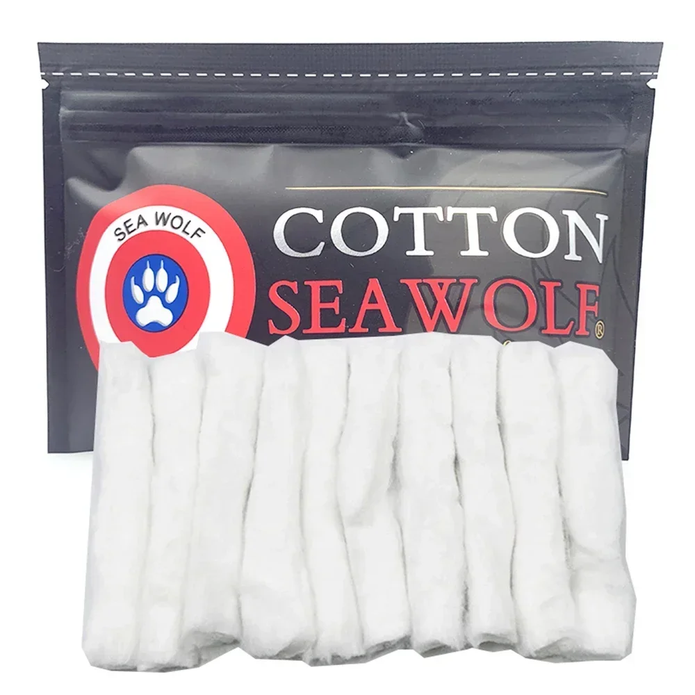 2Pack Original Seawolf Bacon Cotton Sea Wolf Organic Cotton DIY Rebuild Tools