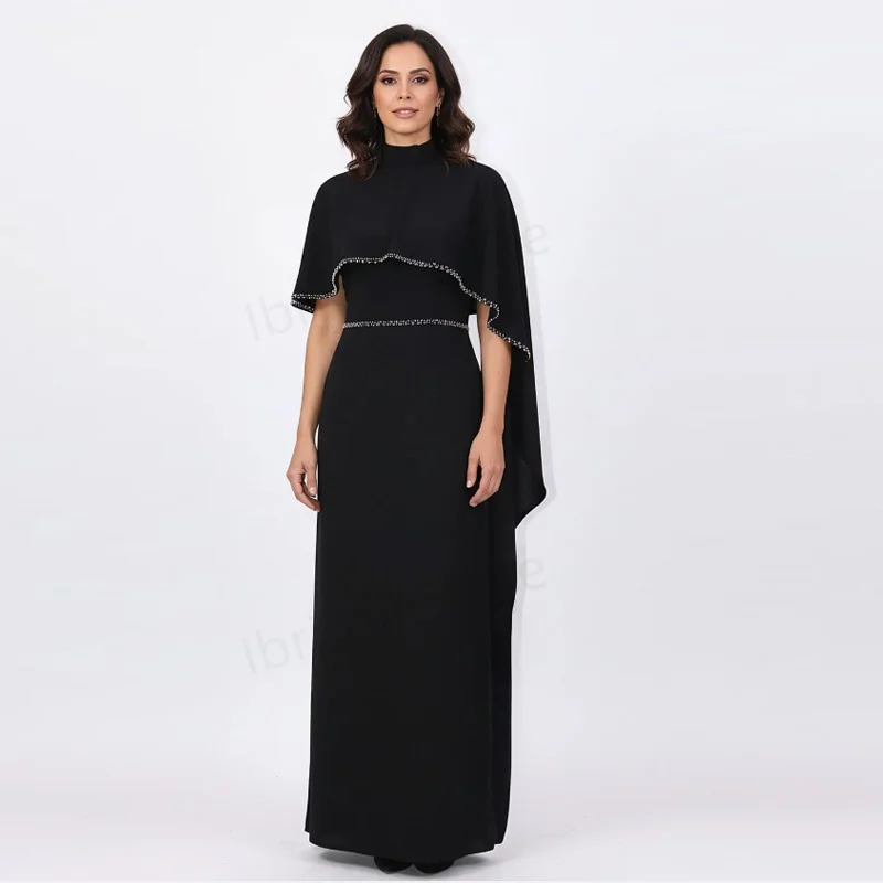 

Сексуальные вечерние платья по индивидуальному заказу для женщин, украшенное кристаллами платье для выпускного вечера с короткими рукавами, платья для выпускного вечера с ампирной талией