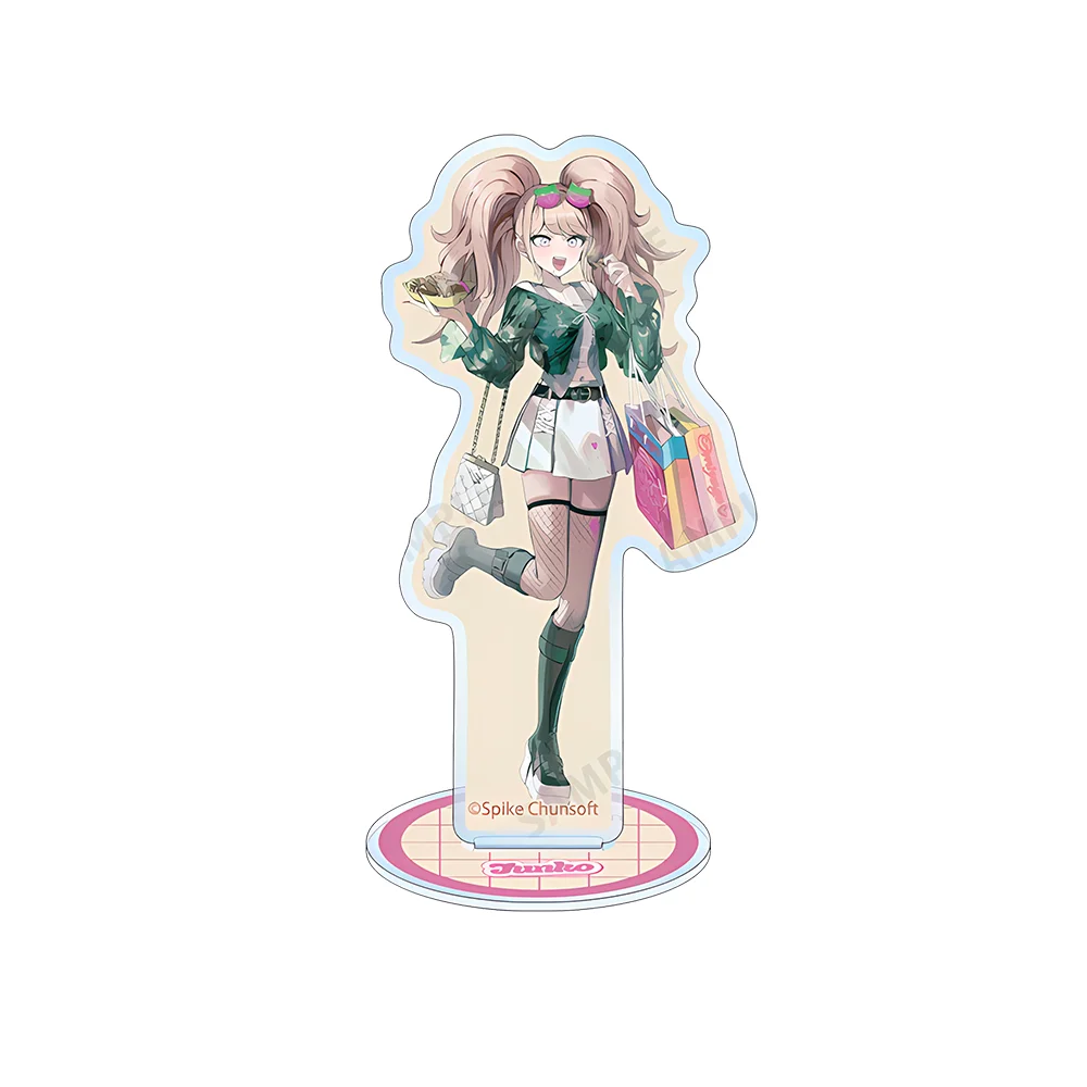 Danganronpa 15CM Acrylic Stand keychain Anime Stand Naegi Makoto Monokuma Tabletop Decoration Bedroom Office Decor