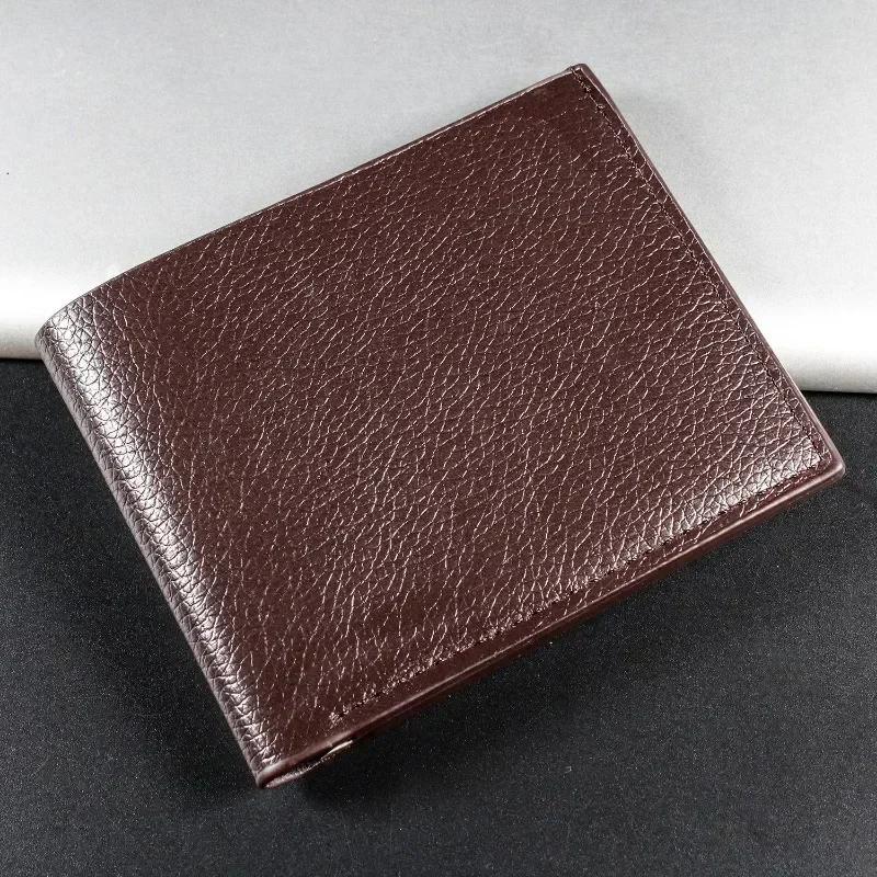 Men's Wallet PU Leather Men Wallets Premium Product Solid Color Wallets Short Black Walet Multifunctional Portefeuille Homme