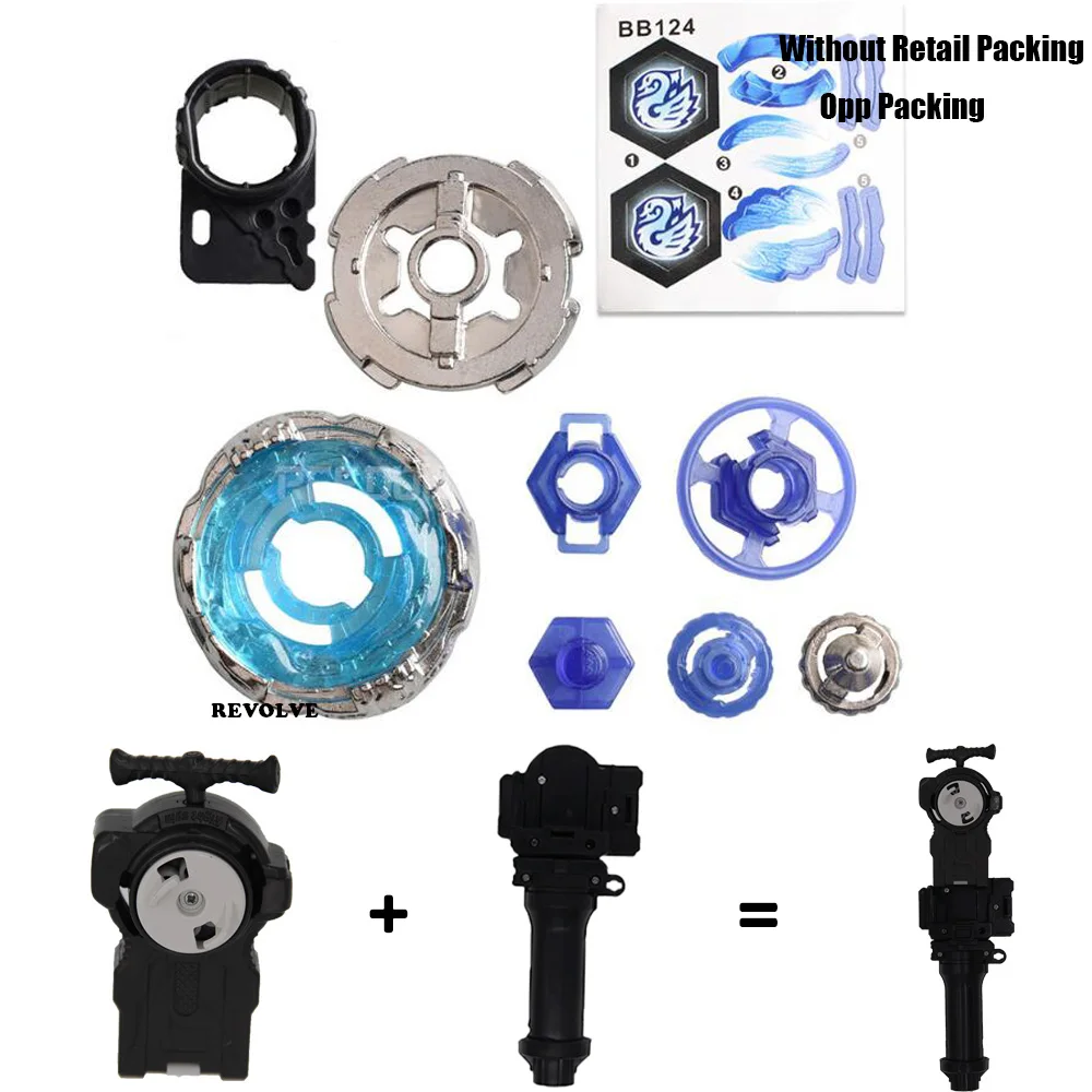 real L-drago Guardian S130MB Metal Fight grip with launcher