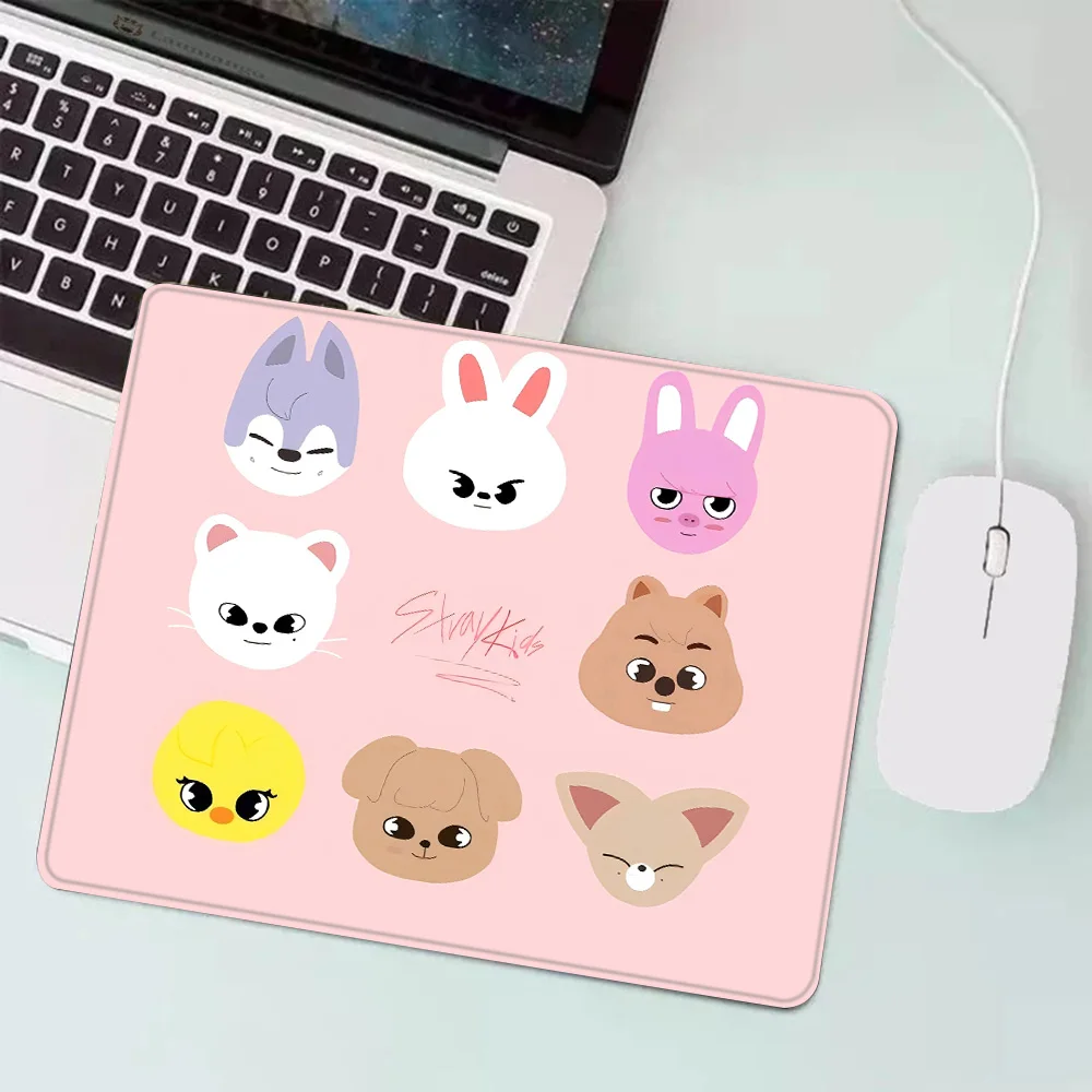 Cute Kpop Stray K-Kids S-Skzoos Gaming Mouse Pad XS Small Mousepad For PC Gamer Desktop Decoration Office Mouse Mat Deskmat Rug