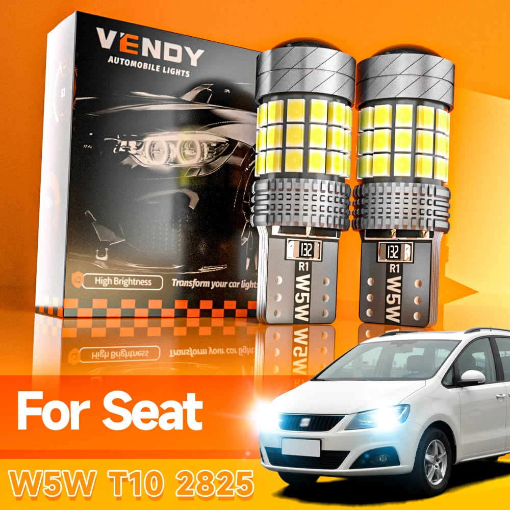 2x LED ضوء التخليص W5W T10 لمقعد الحمراء ألتيا قرطبة Exeo 3R ST إيبيزا MK2 MK3 6L 6K MK4 إنكا ليون 1M 1P توليدو 5P كجم #1