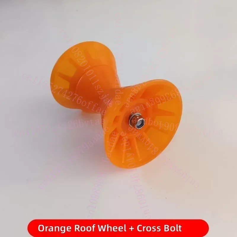 Rooftop Wheel Trailer Auxiliary Top Wheel for Caravan Camper RV Boat Transport Heavy Duty Spare Tire Carrier Long Distance