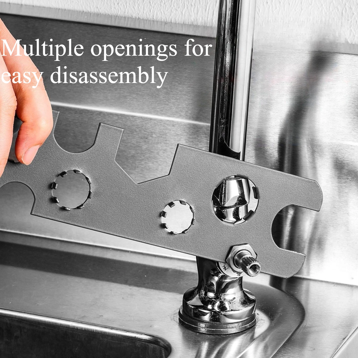 

Faucet Aerator Spout Filter Disassembly Wrench Household Kitchen Bathroom Faucet Multifunctional Maintenance EDC Tool