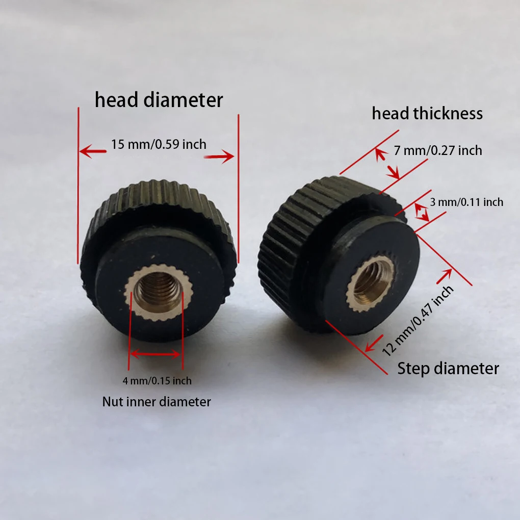 Bakelit Daumen mutter profession elles Gewinde Rändel knopf Klemme Fixierung werkzeug