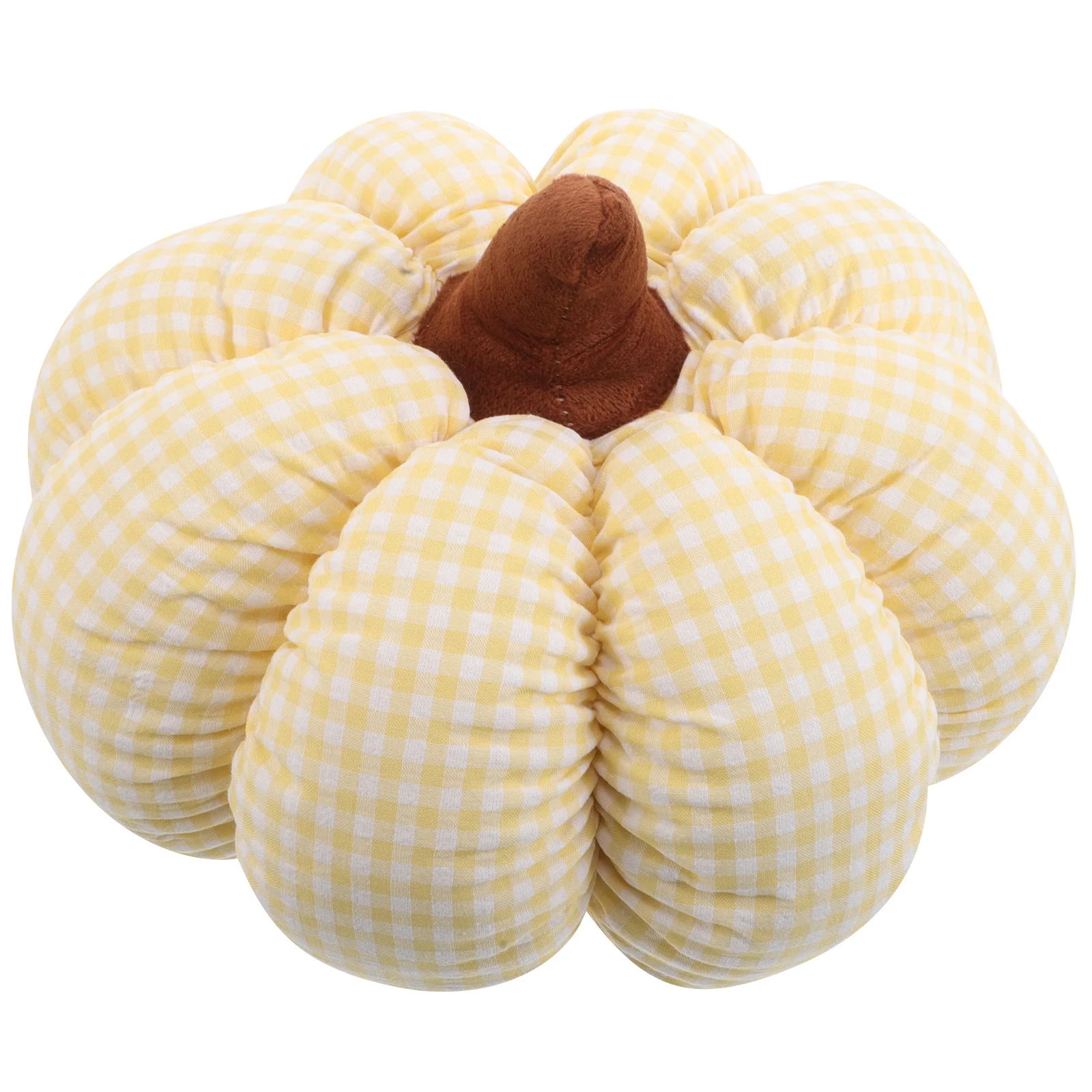 

Pumpkin Pillow Round Nordic Design Comfortable Material Unique Shape Versatile Placement Easy Maintenance Holiday Decor