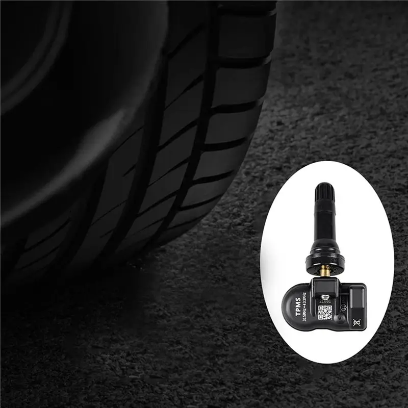 8PCS Programmable MX TPMS Tire Pressure & Temperature Sensors 315/433MHz Universal w/ CR2032 Battery