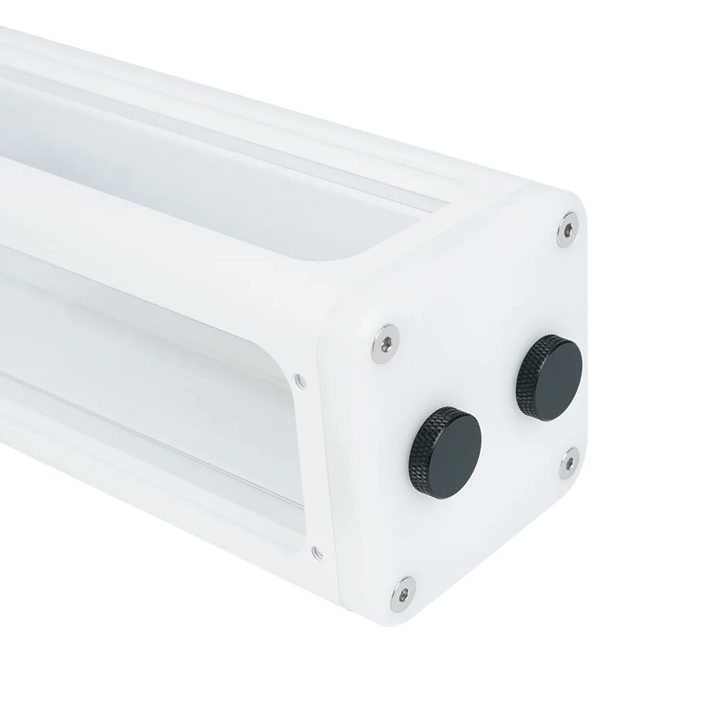 Imagem -04 - Icemancooler Tanque de Água de Vidro Branco Case Pequeno Apenas Compatível Bomba Ddc Reservatório de Tubo 5v 3pin Argb Dx3120