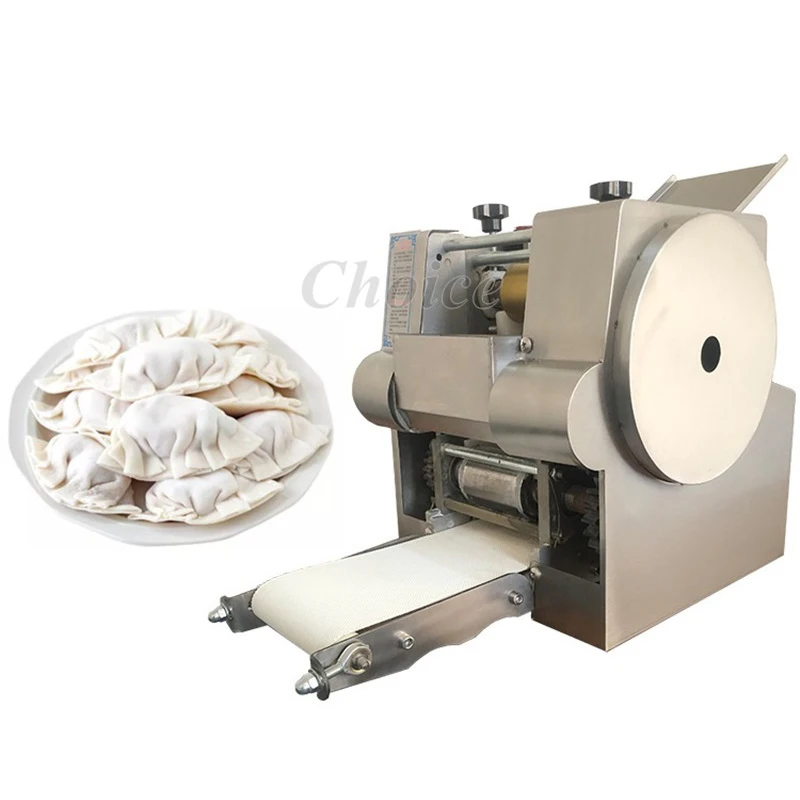 Tabletop Small Grain Product Automatic Papad Momo Empanada Samosa Gyoza Wonton Dumpling Maker Skin Wrapper Making Machine