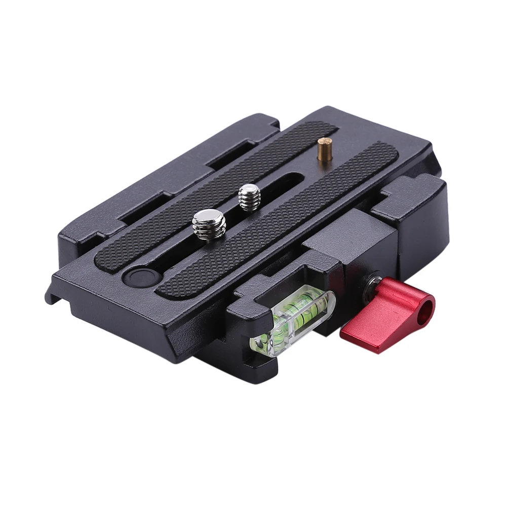 P200 Quick Release Plate for Manftu 577 501 500AH 701HDV Tripod Mounting Plate Aluminium Alloy Camera Tripod Kit