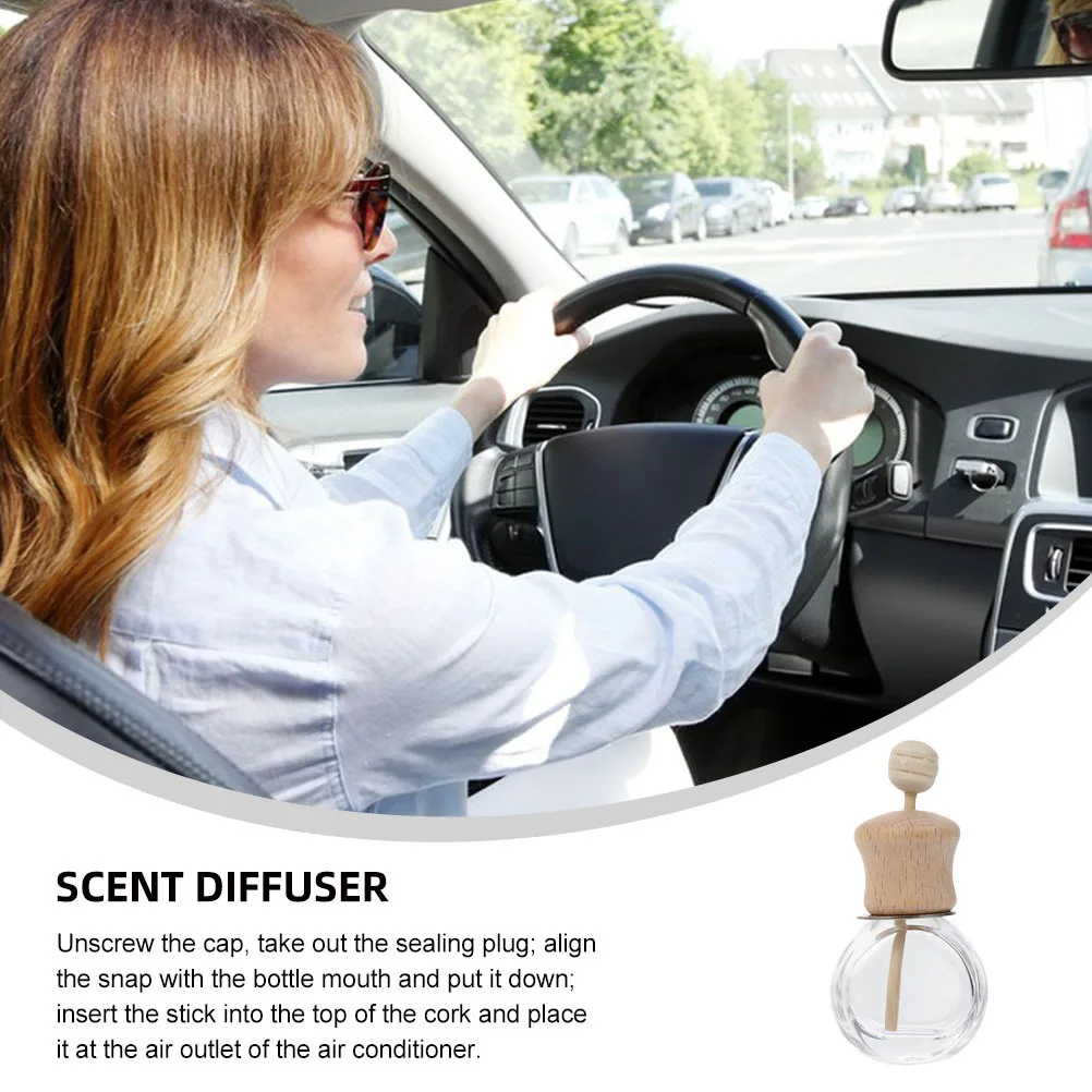 

6Pcs Aromatherapy Car Scent Diffuser Reusable Clip on Perfume Bottle Car Air Vent Freshener Compact Aroma Diffuser